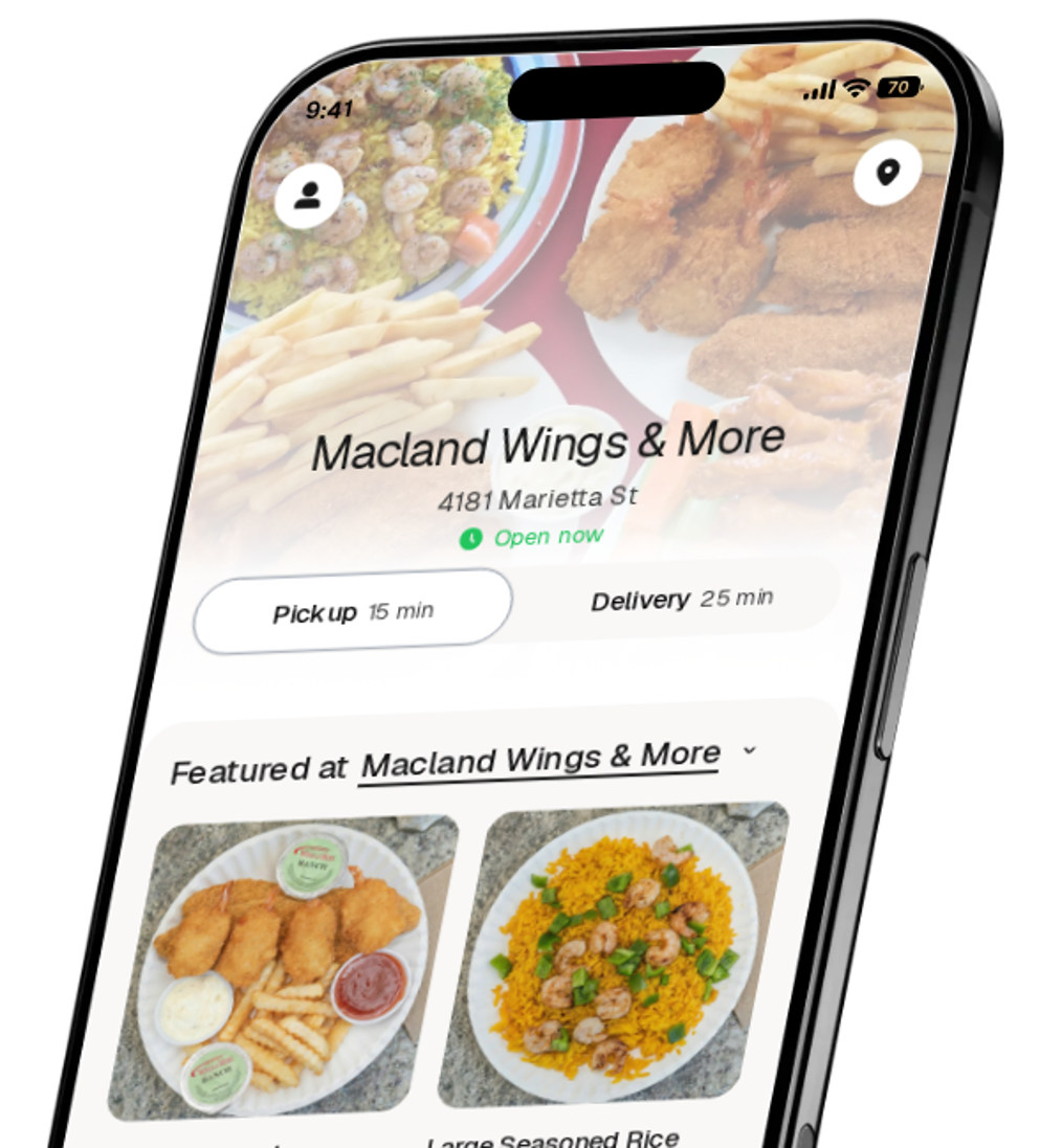 Macland Wings & More app preview