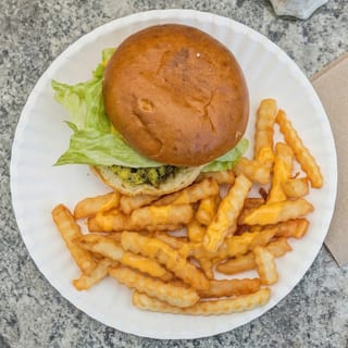 Garden Burger with Fries
