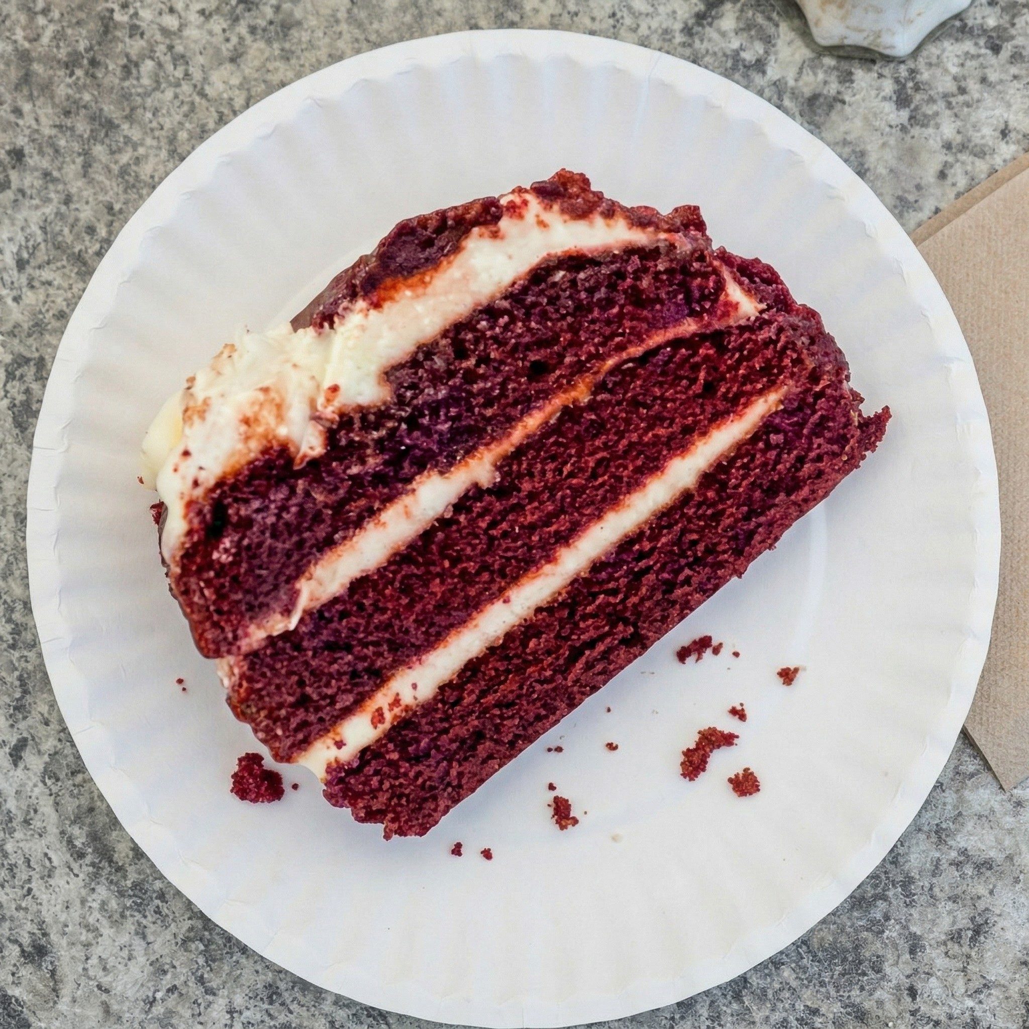 Red Velvet Cake Slice.