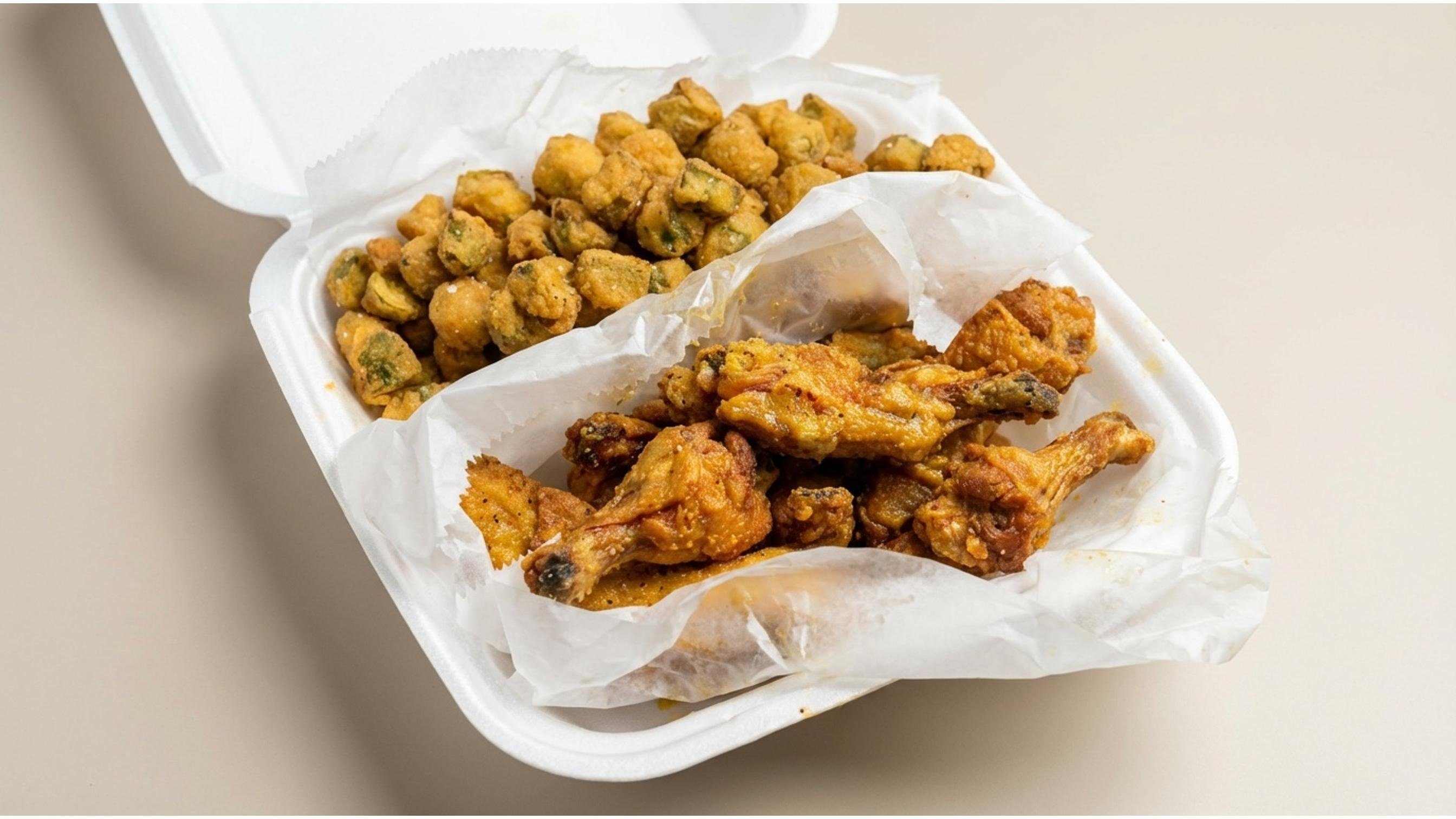 15 Piece Wings with Fries.