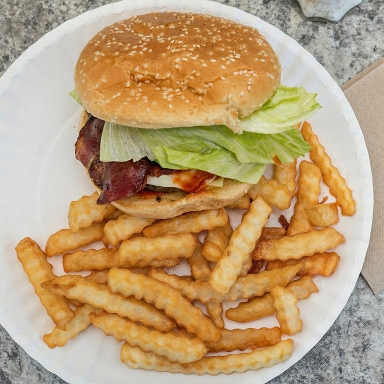 Indulge in Our Bacon Burger